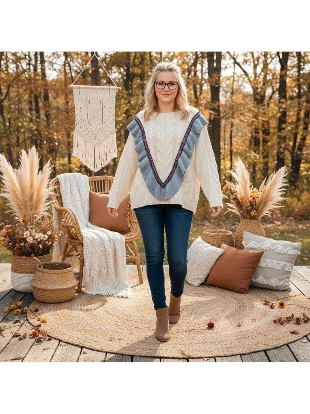 Moon river by Anthropologie sweater size large